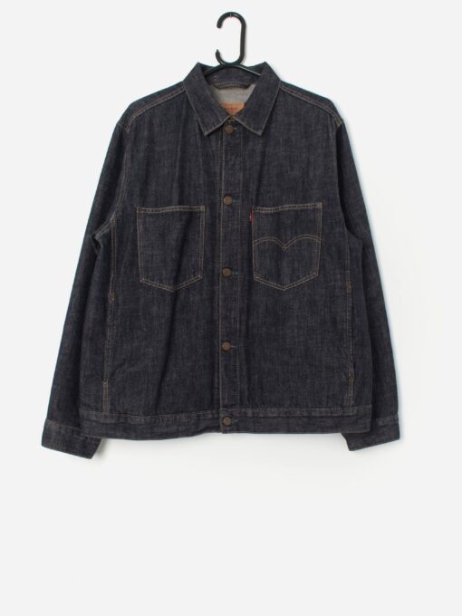 Vintage Levis denim chore jacket in indigo blue - M / L