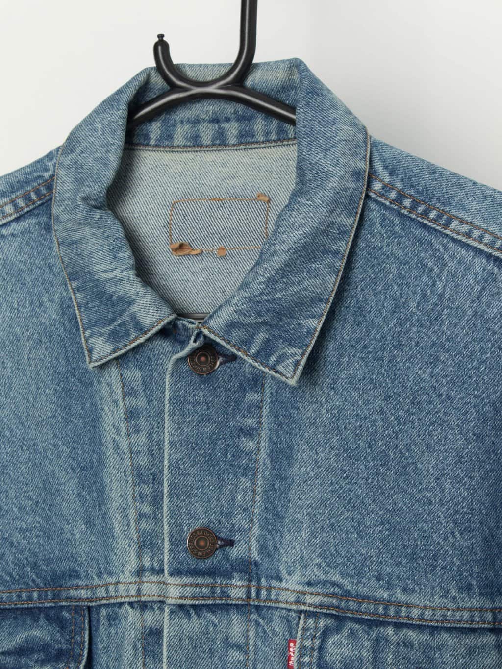 Vintage Levis denim trucker jacket - Large - Image 2