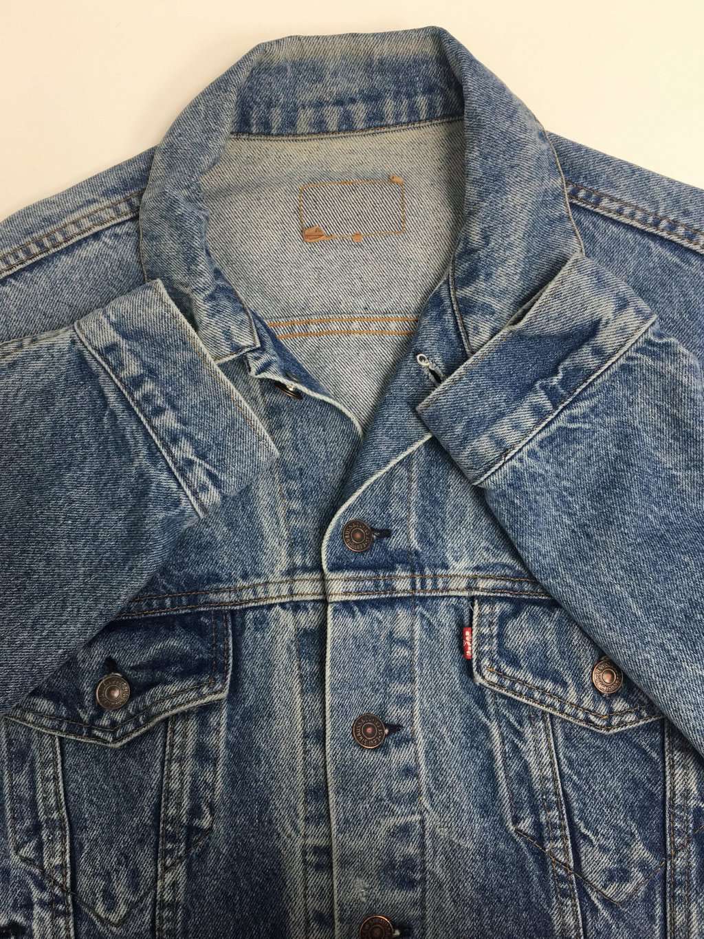 Vintage Levis denim trucker jacket - Large - Image 5