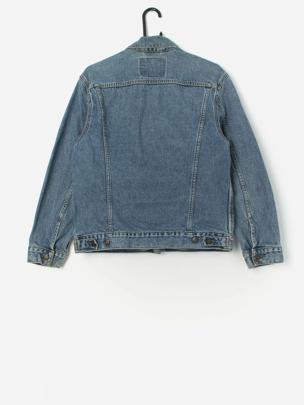 Vintage Levis denim trucker jacket, made in USA - S / M - Image 3