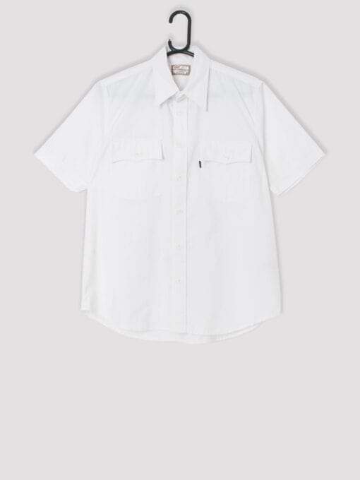 Vintage Levis Sta-Prest shirt in white - Medium