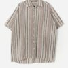 Vintage Striped Shirt In Pastel Colours 2xl 3
