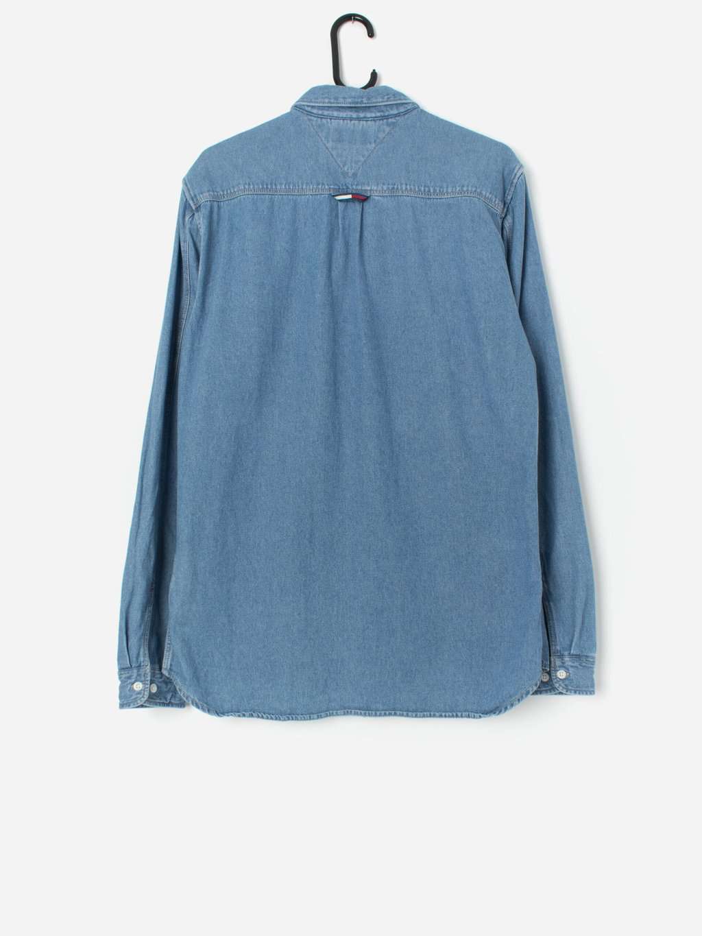 Vintage Tommy Jeans light blue denim shirt - S / M - Image 3