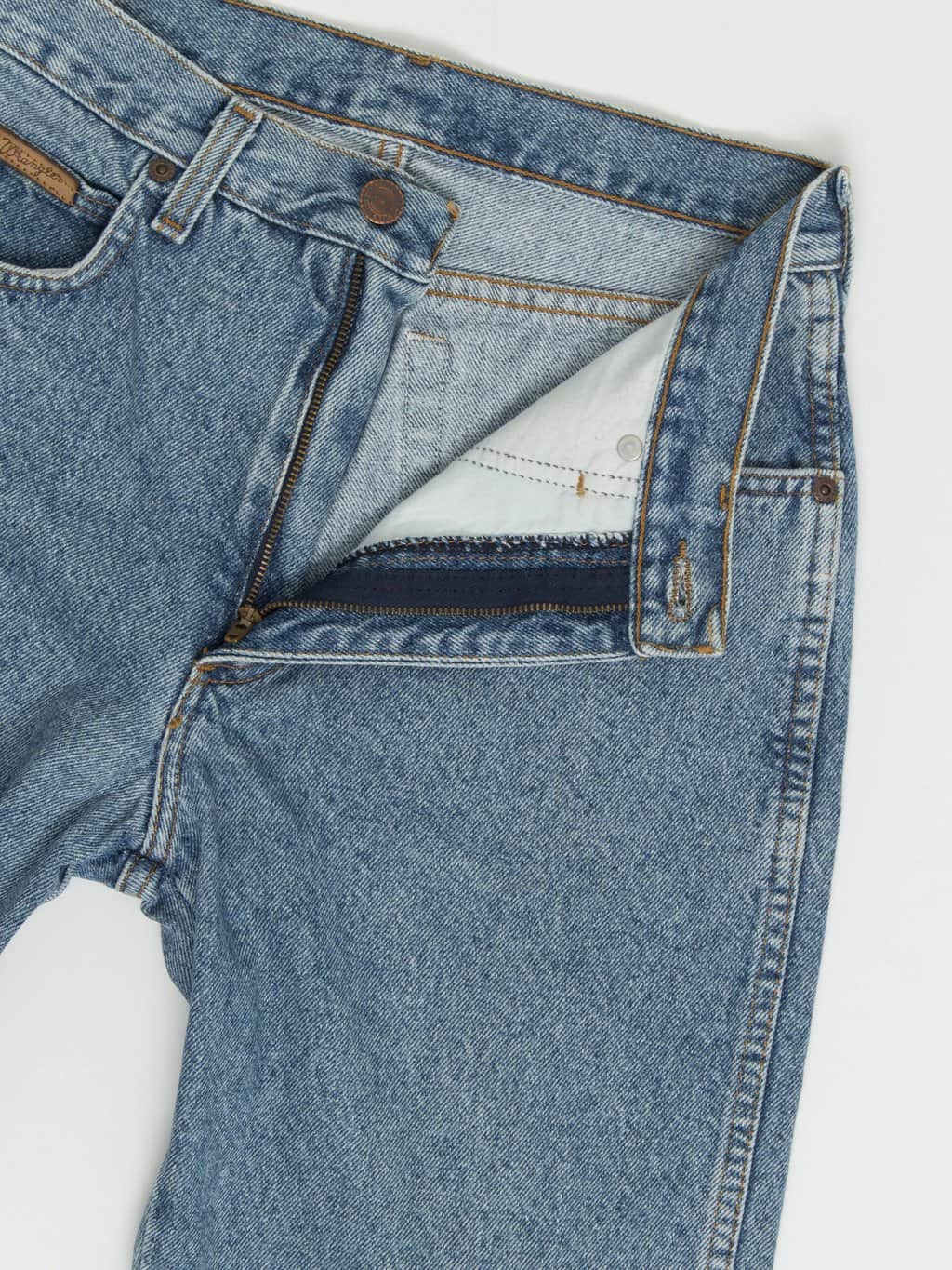 Vintage Wrangler blue stonewash Texas jeans 29 X 29 - Image 2