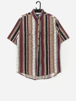 Vintage Wrangler Striped Cotton Shirt Large