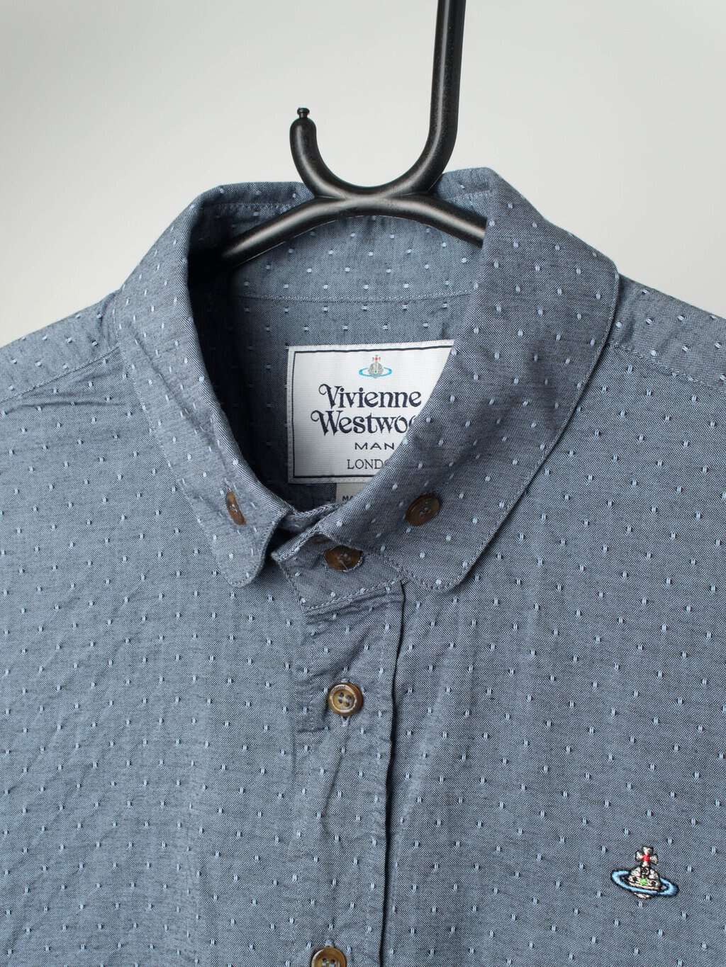 Vivienne Westwood blue long sleeve shirt - Medium / Large - Image 2