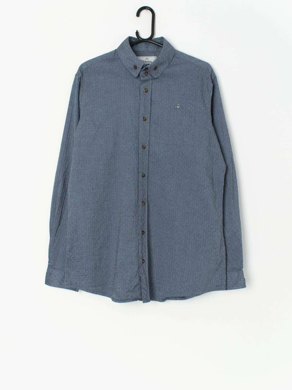 Vivienne Westwood blue long sleeve shirt - Medium / Large