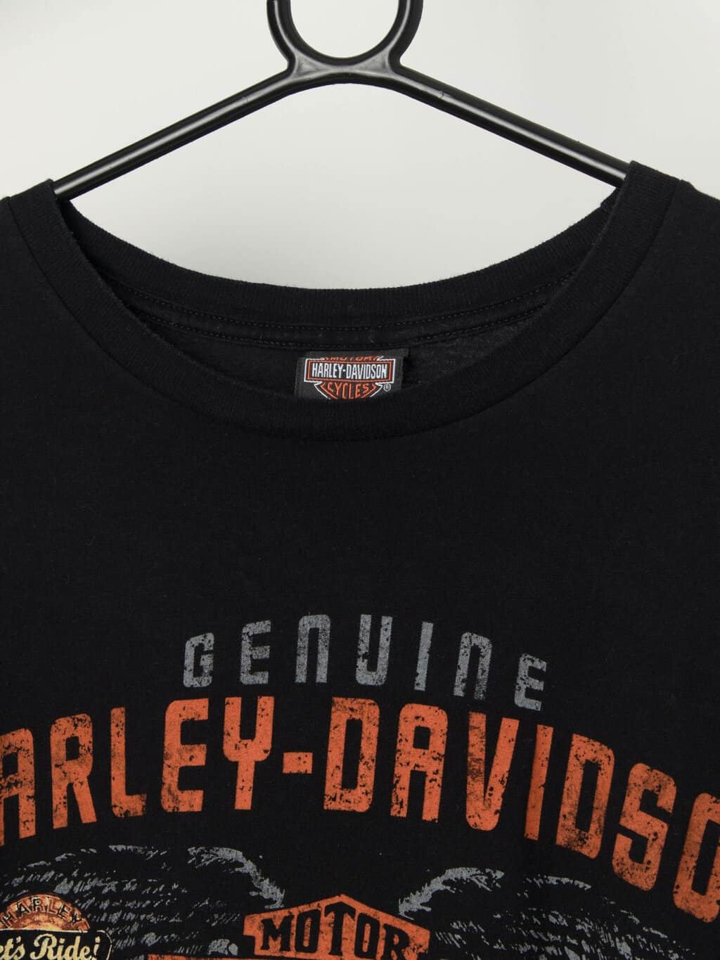 Harley Davidson black t-shirt- Large / XL - Image 2