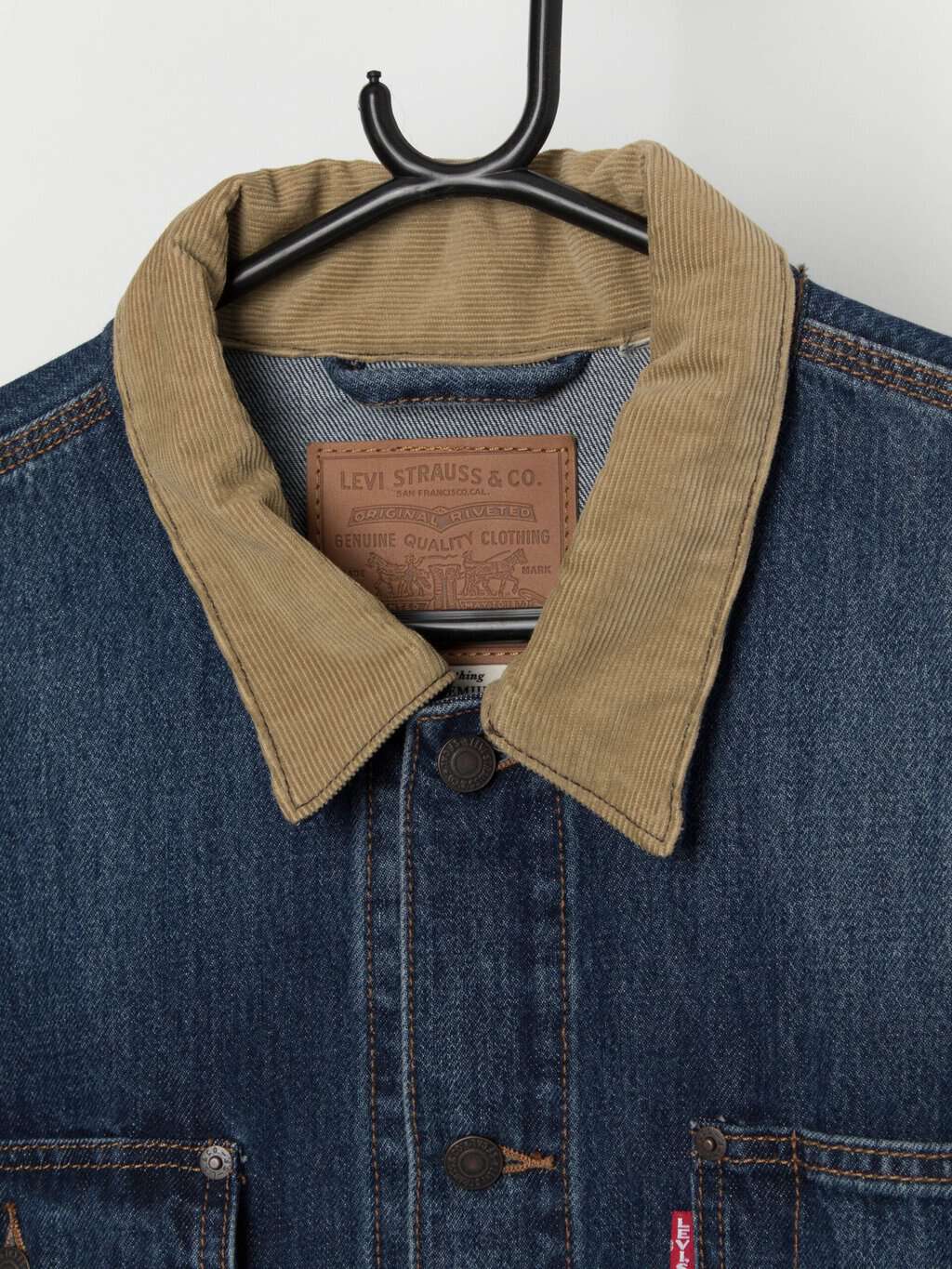 Levis Premium chore jacket with cord collar - XL - Image 2