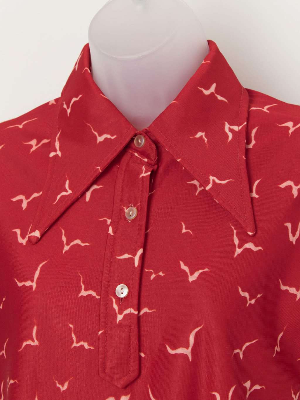 Rare vintage 1920s style illustration polo top - S - Image 2