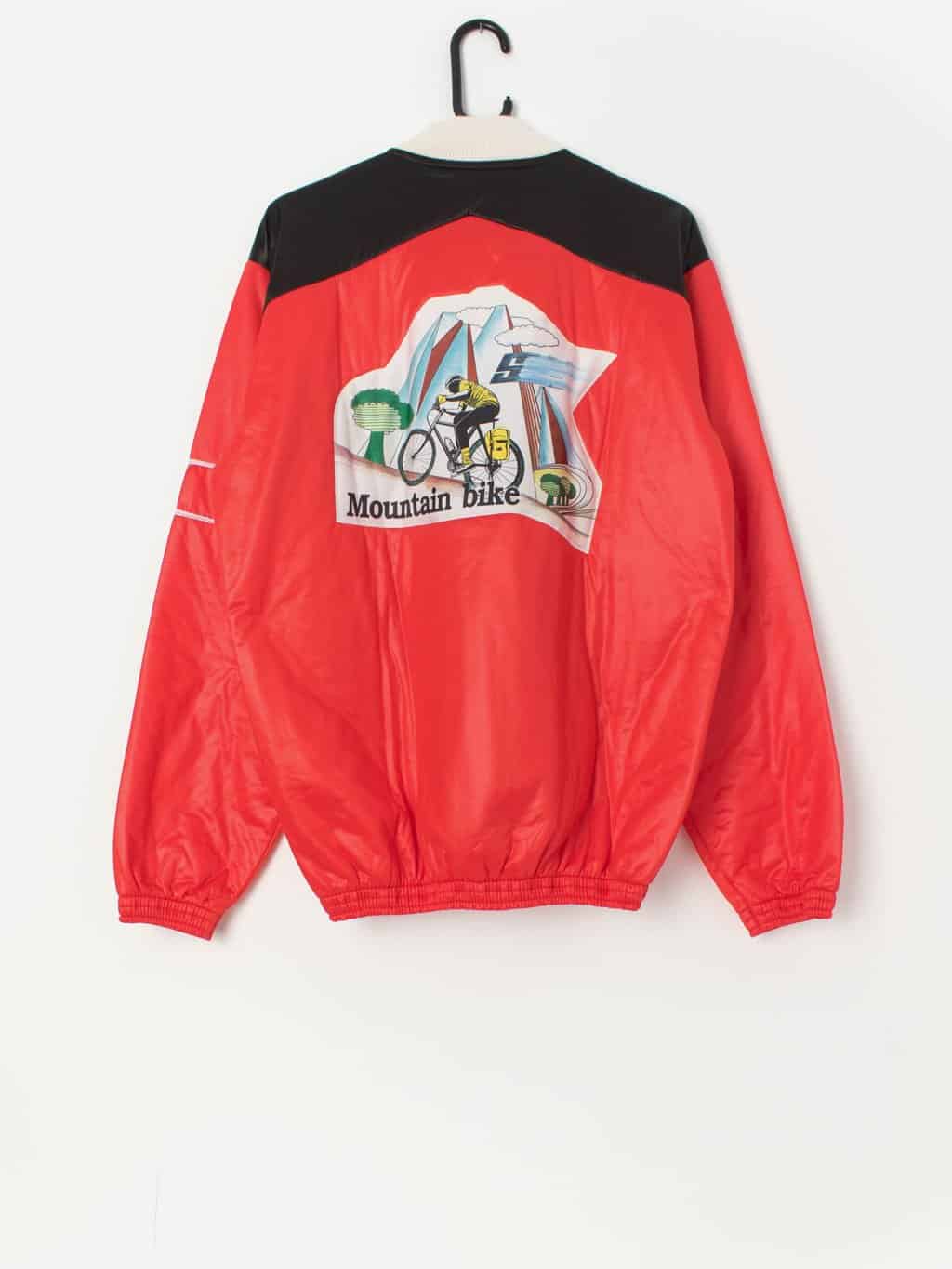 Rare vintage 80s Santini cycling winter jersey - Medium - Image 3
