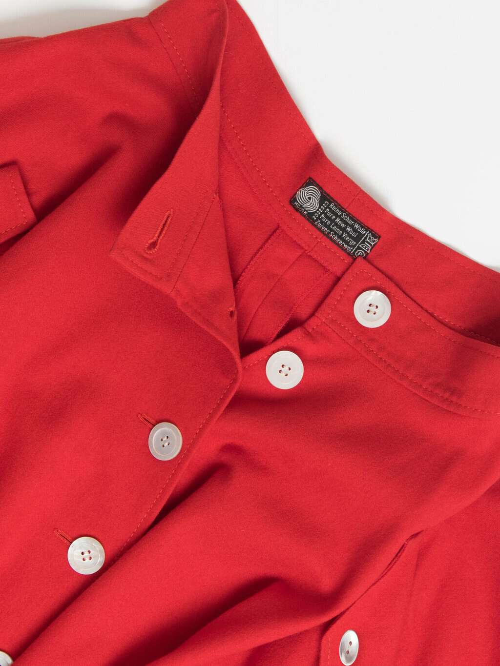 Vintage 1970s red wool circle skirt - Small - Image 2