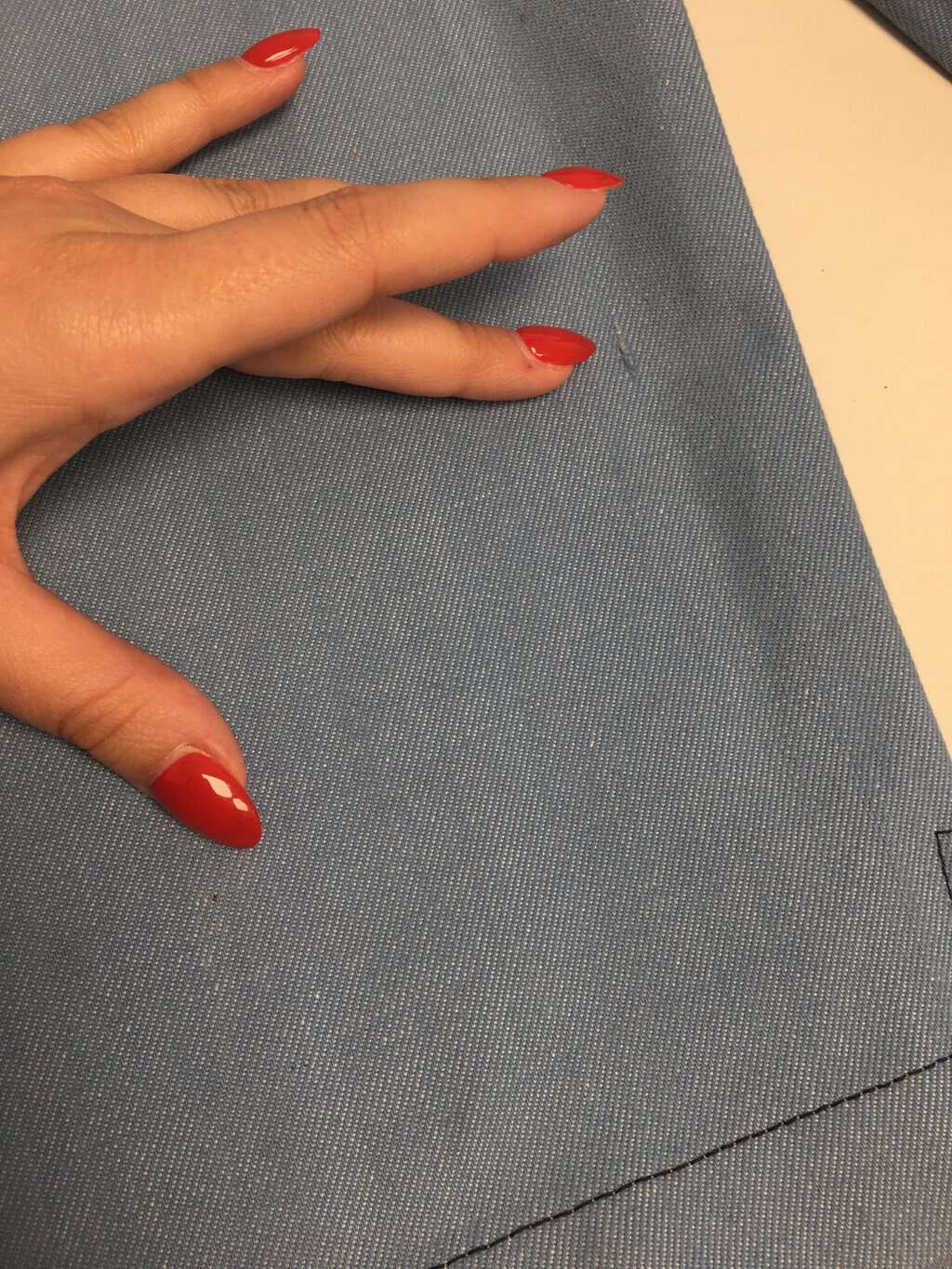 Vintage 70s denim jacket with amazing collar and back details - Medium - Image 10