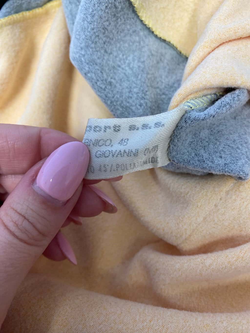 Vintage 70s golden cycling jersey with back pockets - M - Image 4