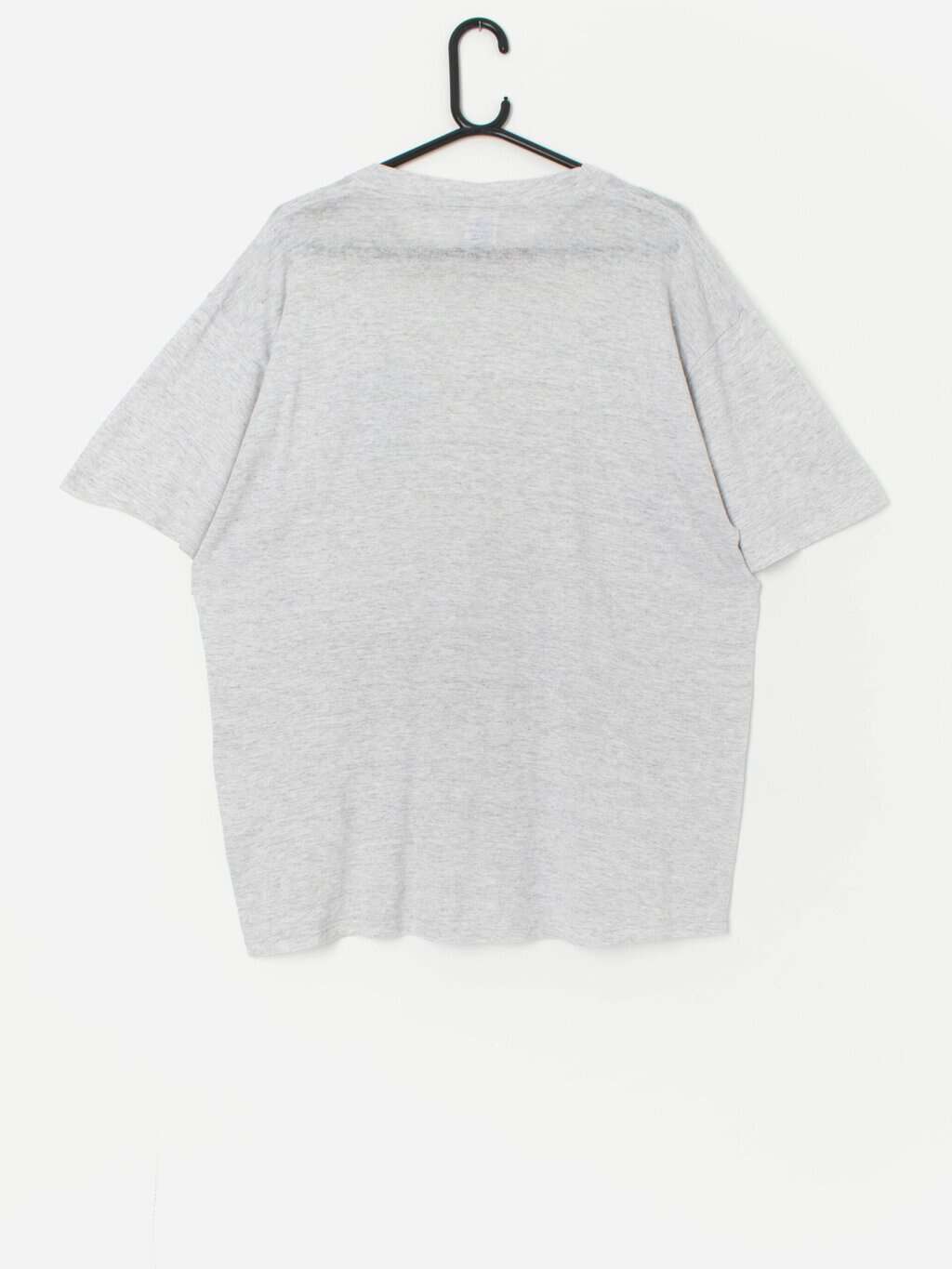 Vintage 90s grey t-shirt with paw print graphic - L / XL - Image 3