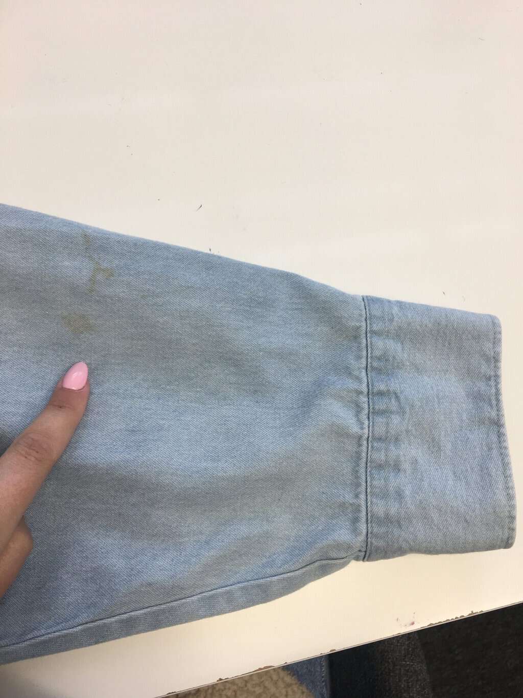 Vintage Aztec denim shirt with customised embroidery - 3XL - Image 4