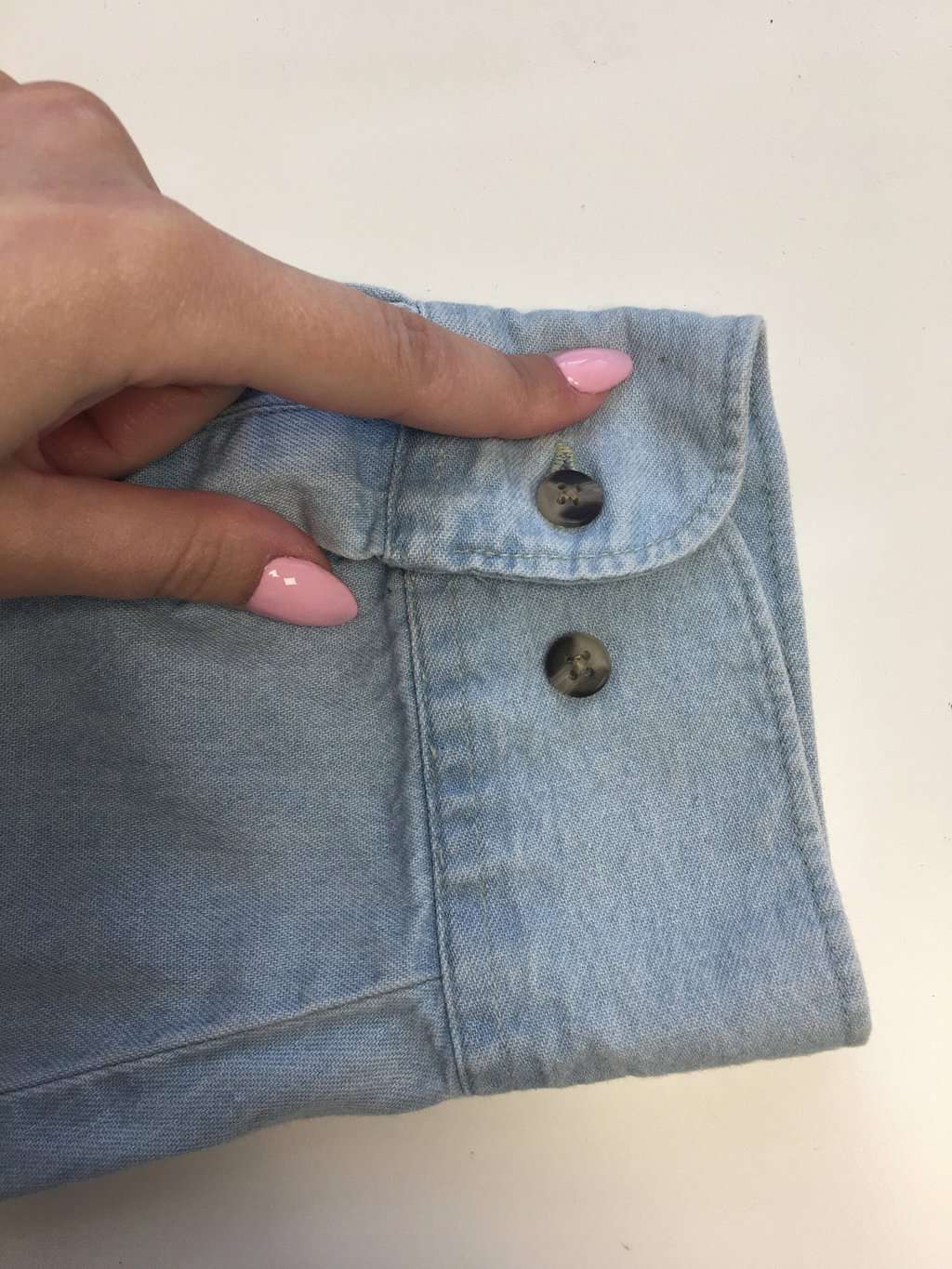 Vintage Aztec denim shirt with customised embroidery - 3XL - Image 5