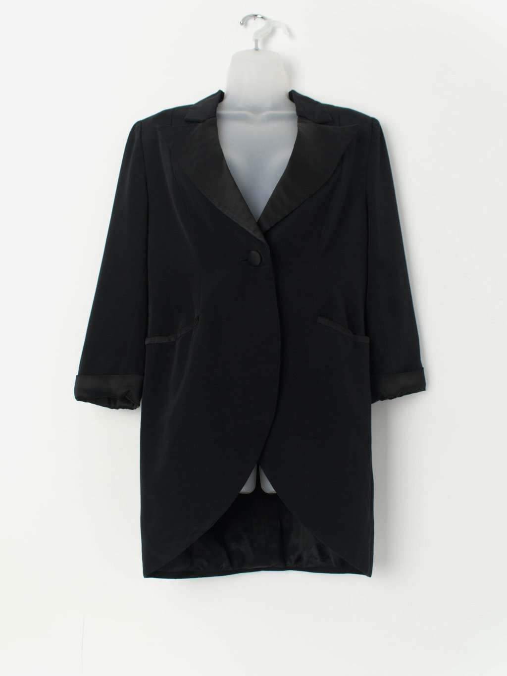 Vintage black jacket / blazer with shoulder pads - Medium
