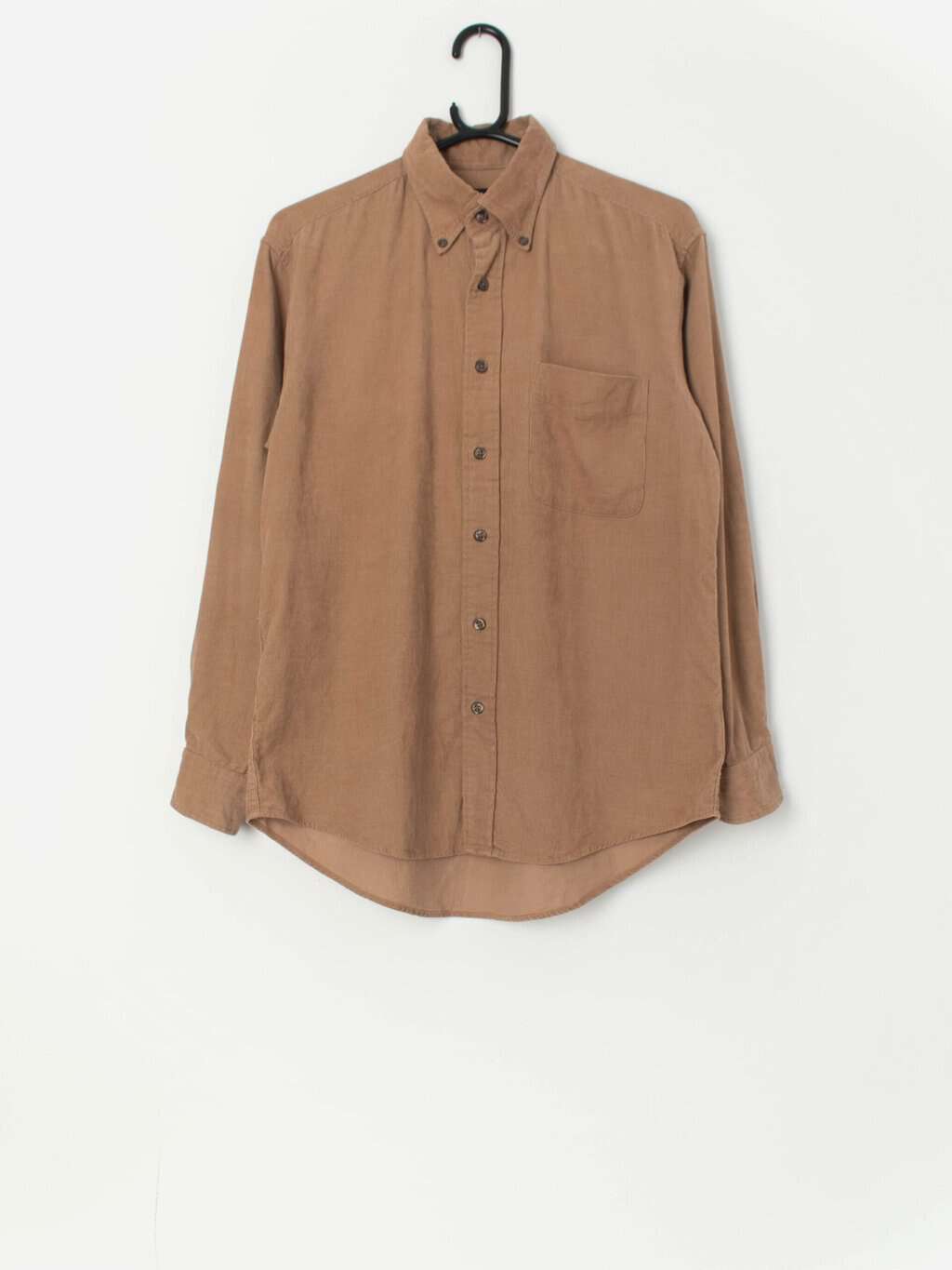 Vintage cord shirt in pastel brown - Small / Medium