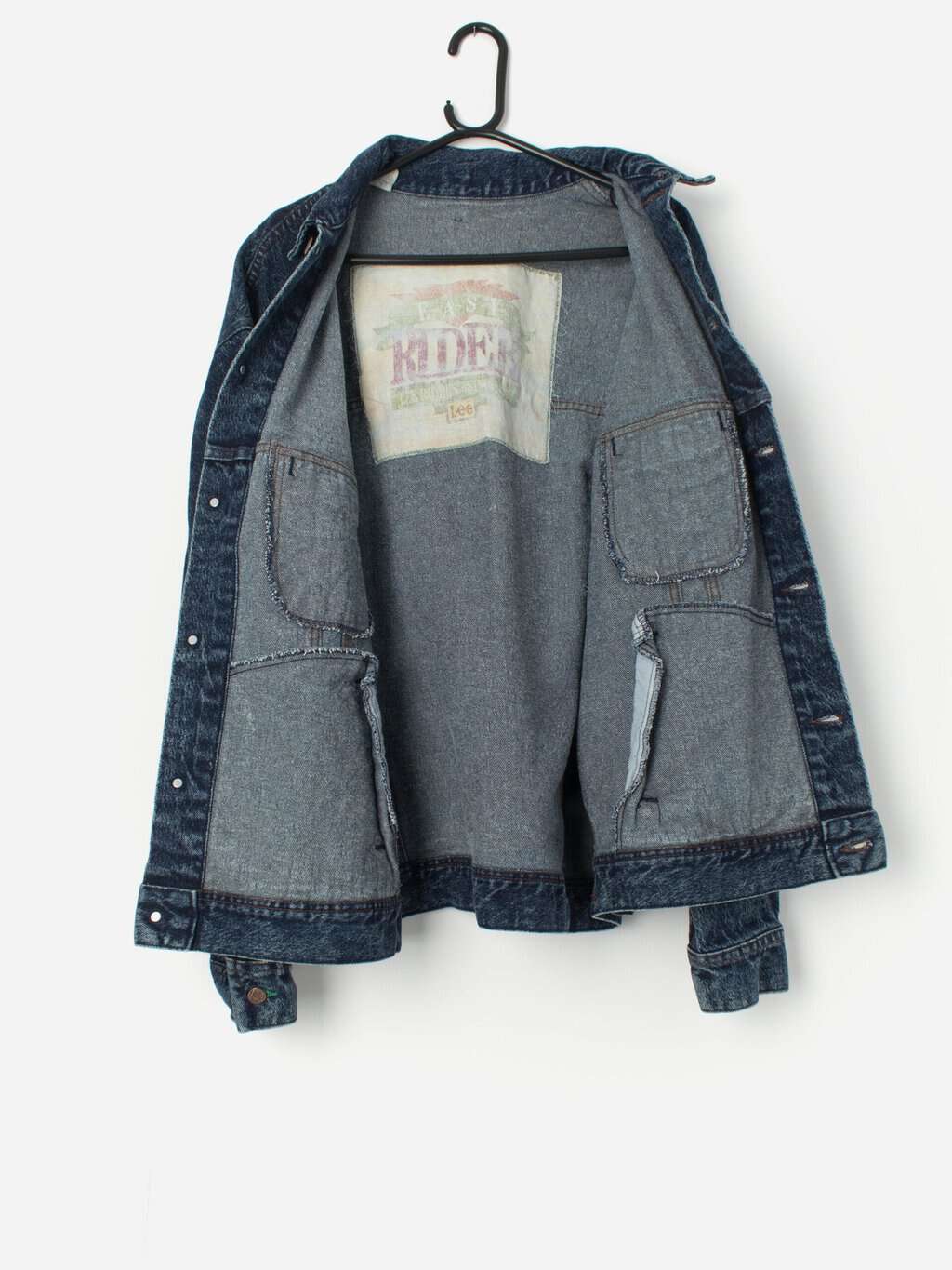 Vintage dark blue denim jacket by Lee Riders - Large - Image 3