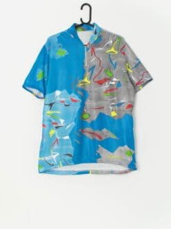 Vintage Gonso cycling jersey with abstract pattern - XL