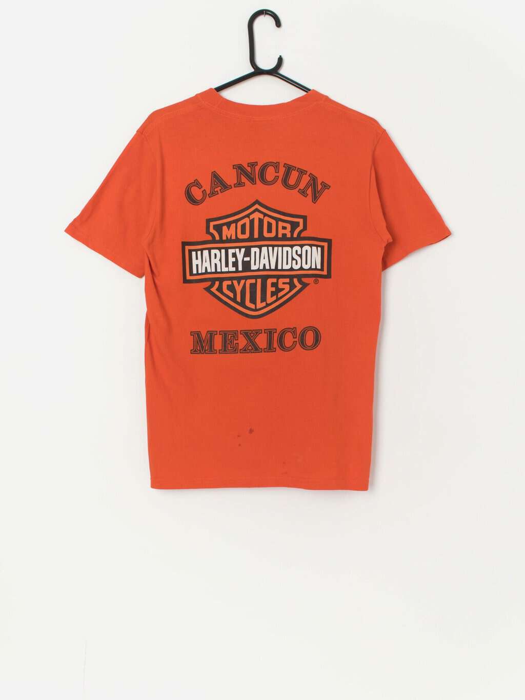 Vintage Harley Davidson orange t-shirt - Small - Image 3