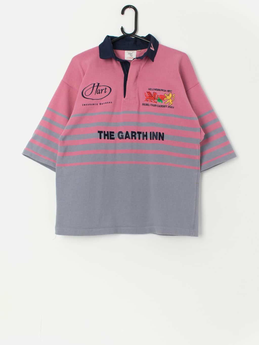 Vintage Helensburgh RFC rugby polo - Medium