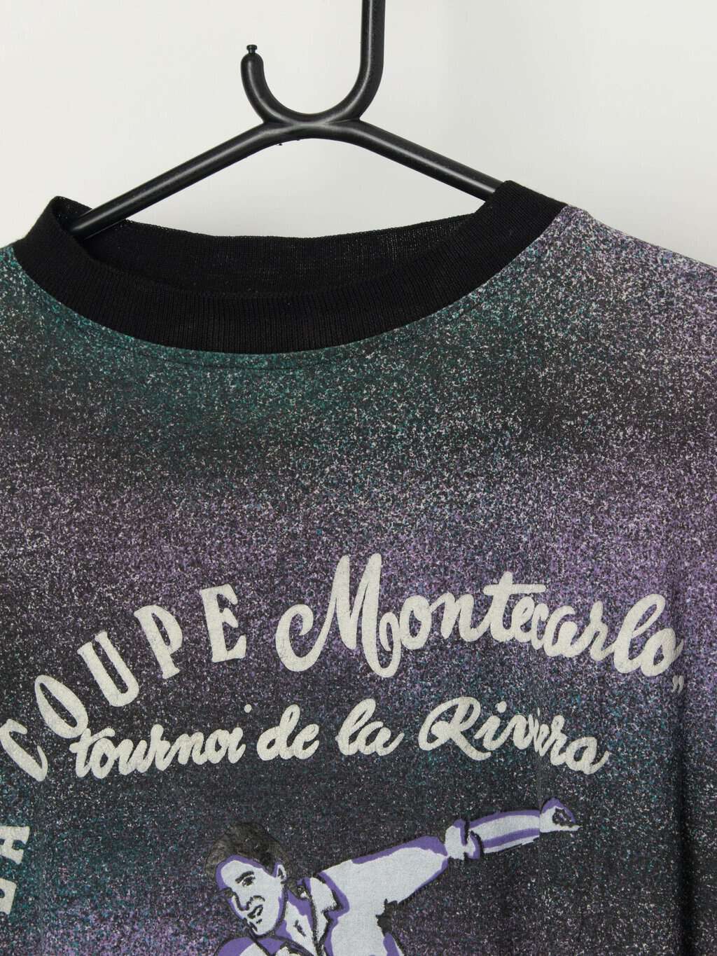 Vintage La Coupe Monte Carlo tennis graphic t-shirt - XL - Image 2