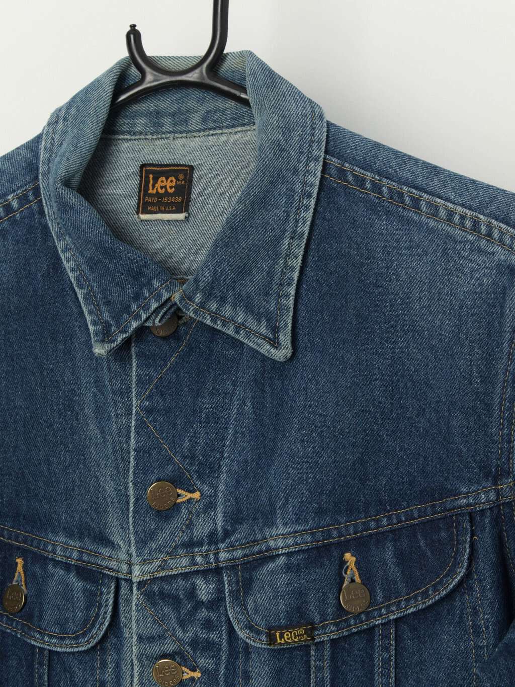 Vintage Lee denim jacket, made in USA - Small - Image 2