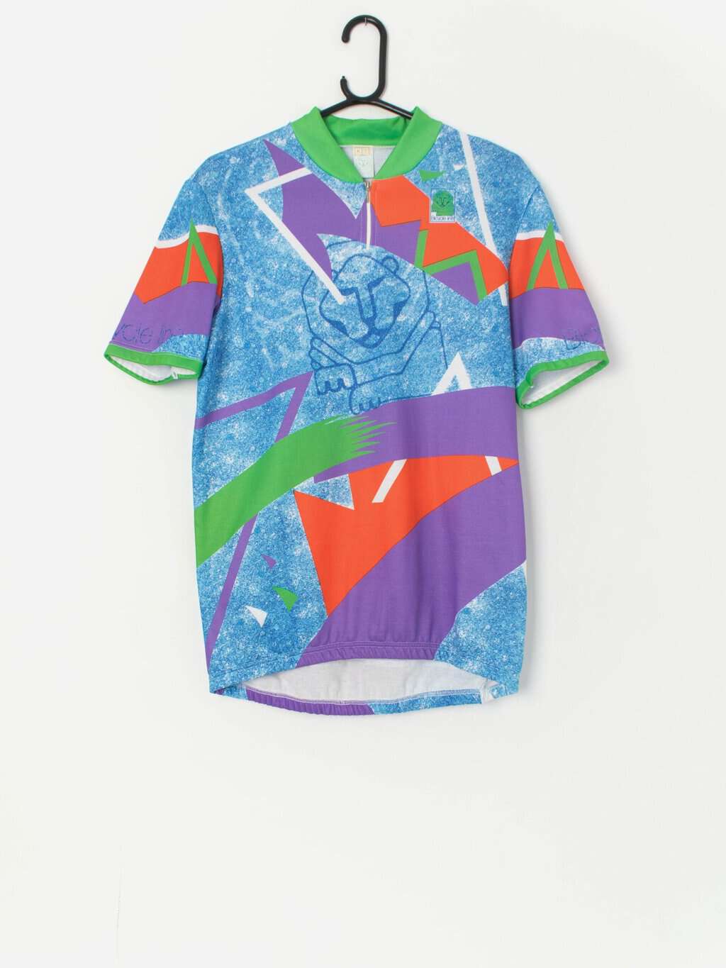 Vintage Lion graphic Bicycle Line cycling jersey - Medium