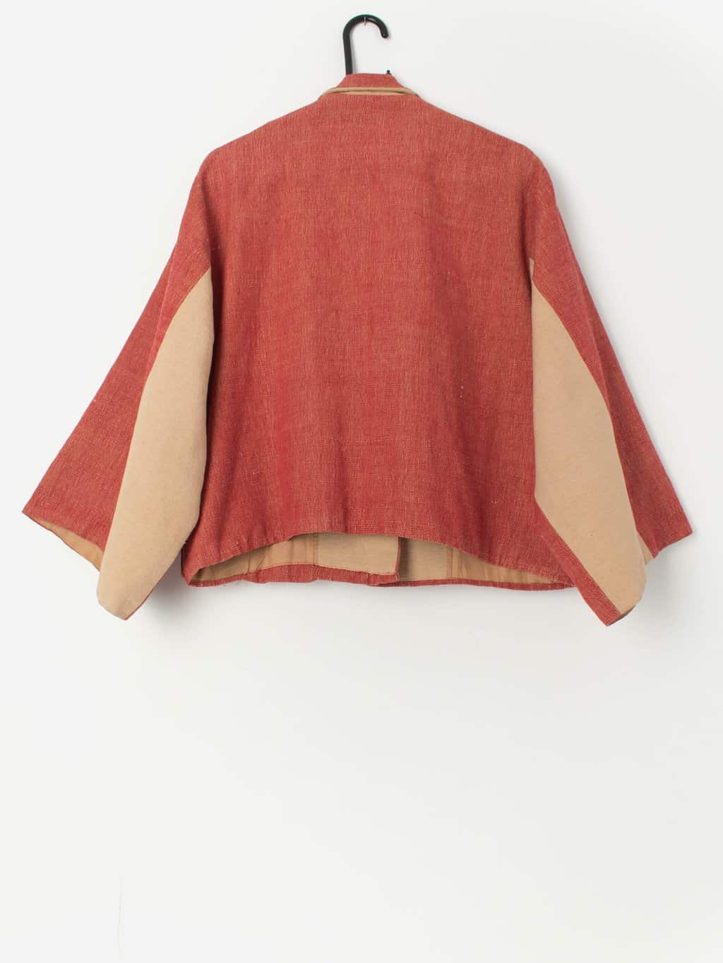 Vintage Michele Clapton jacket in red and beige - M / L - Image 3