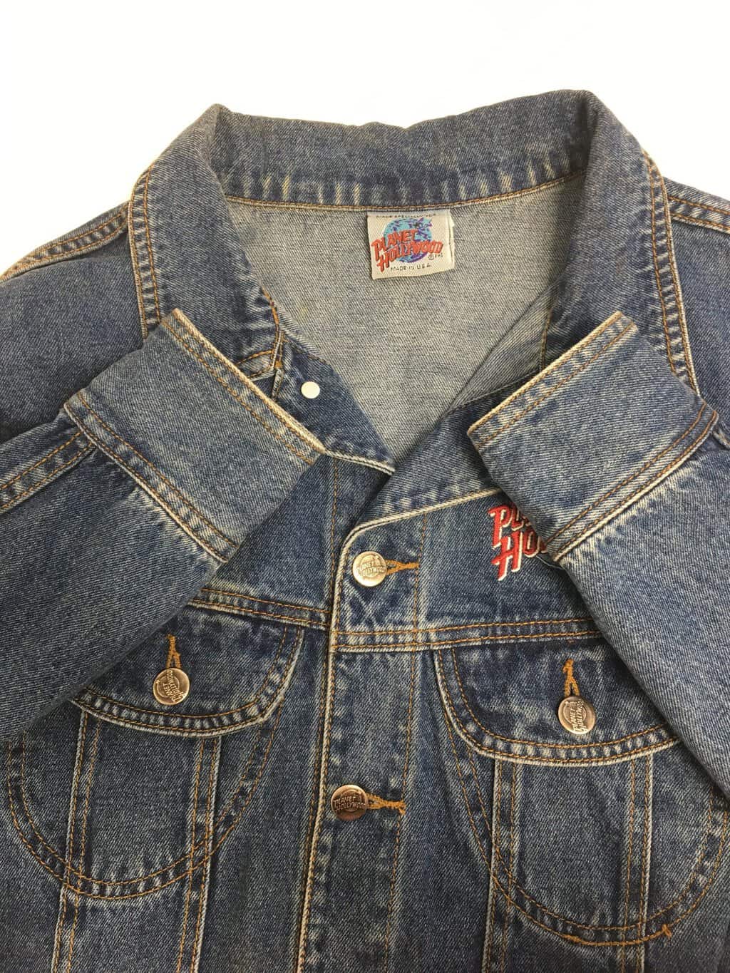 Vintage Planet Hollywood denim jacket, made in the USA - Medium - Image 6