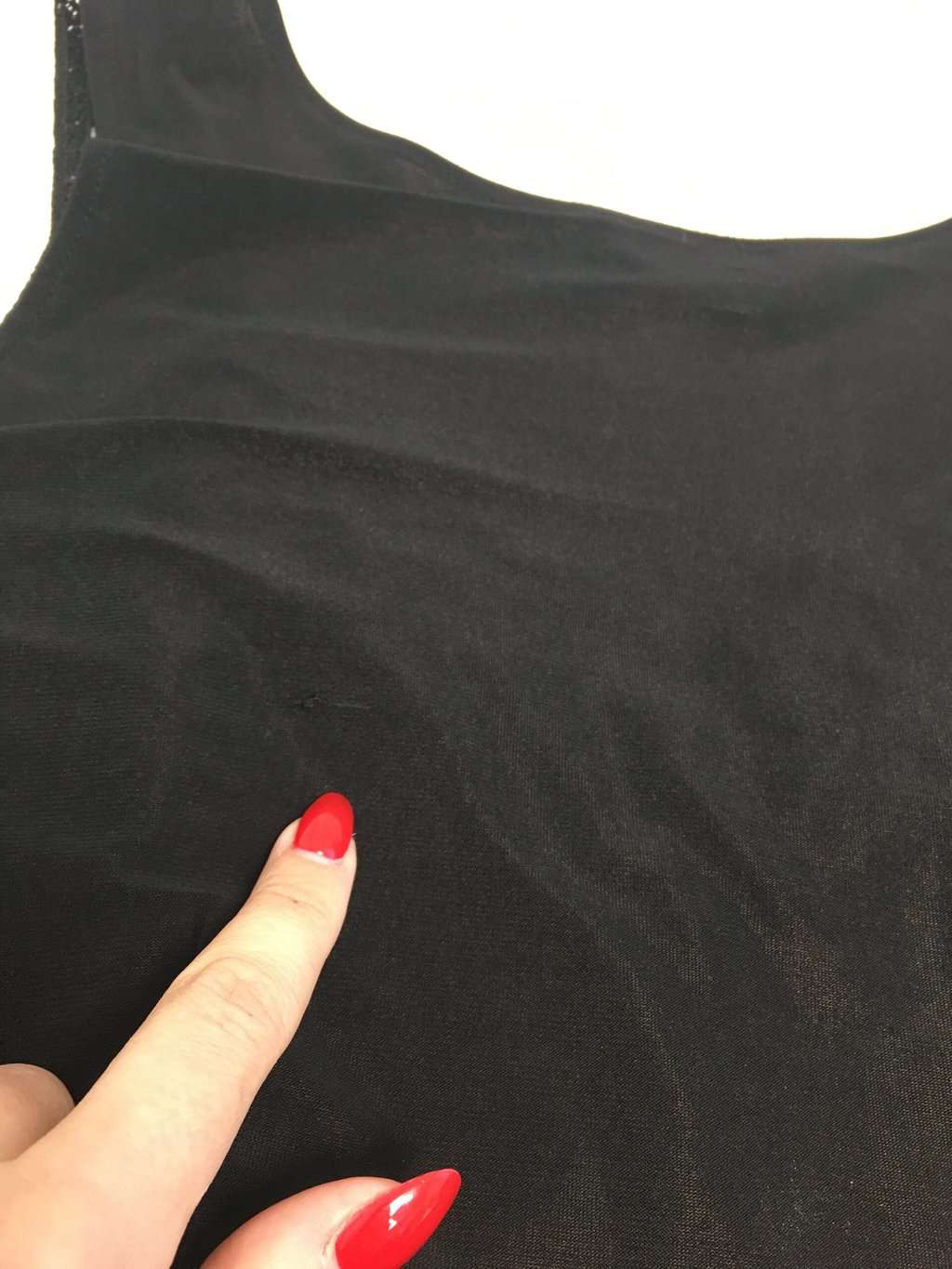 Vintage Sagaie Paris black sequin top with floral crochet design - Small / Medium - Image 4