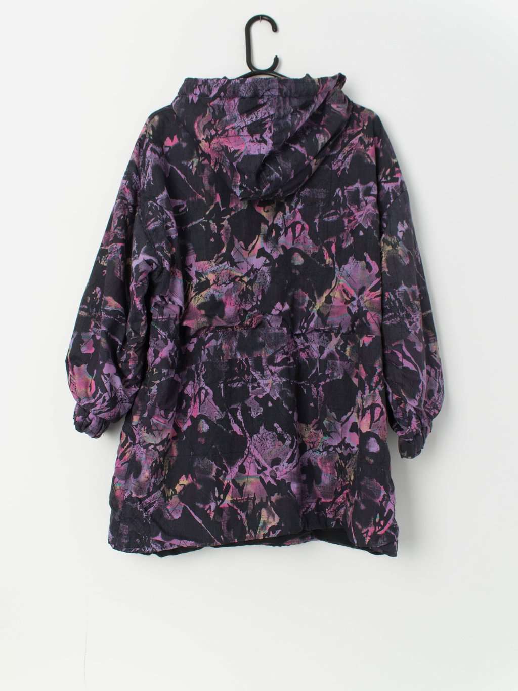Vintage ski jacket with hood in purple - Large - Image 3