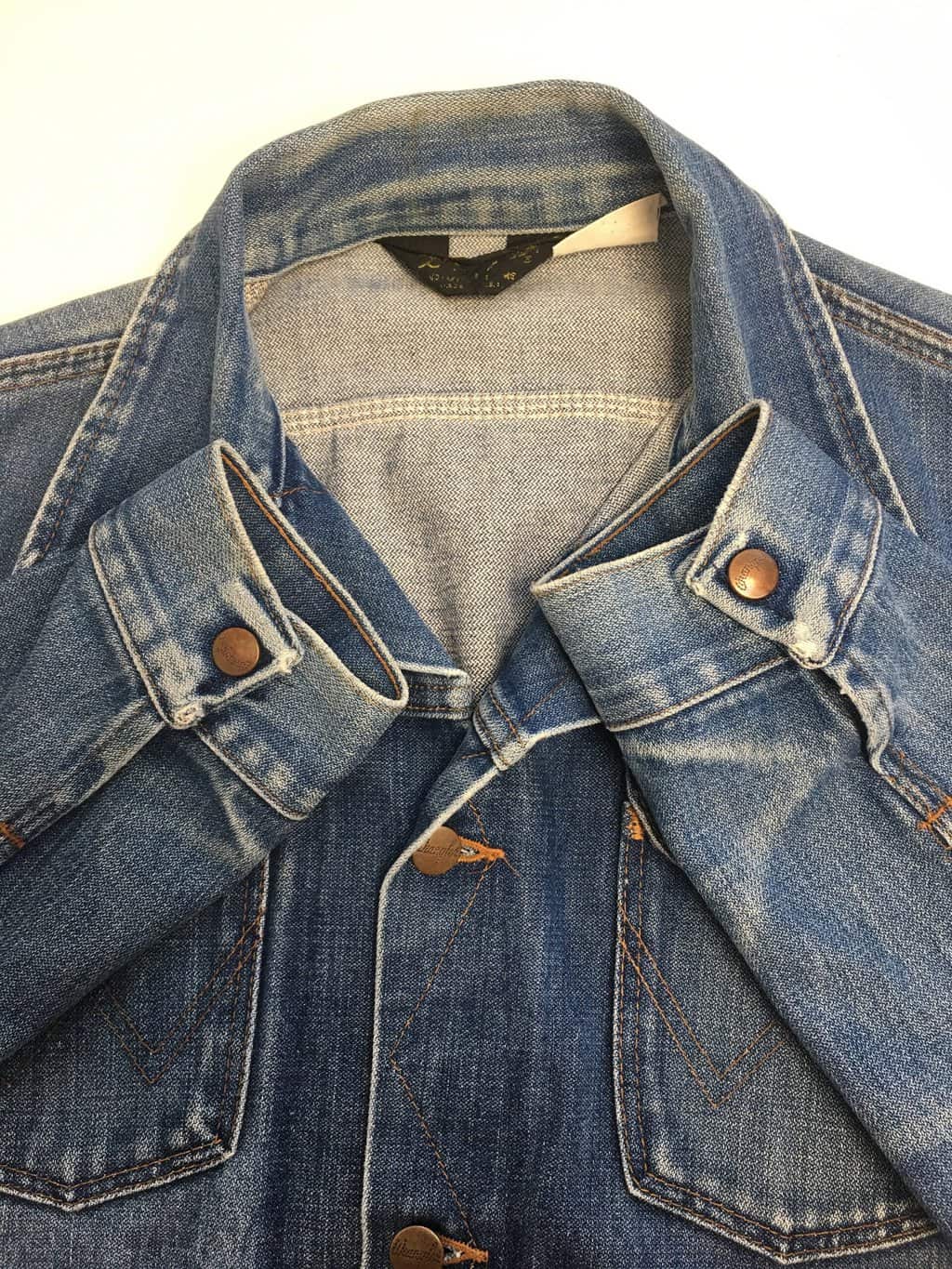 Vintage Wrangler 70s denim jacket, made in the USA - S/M - Image 5