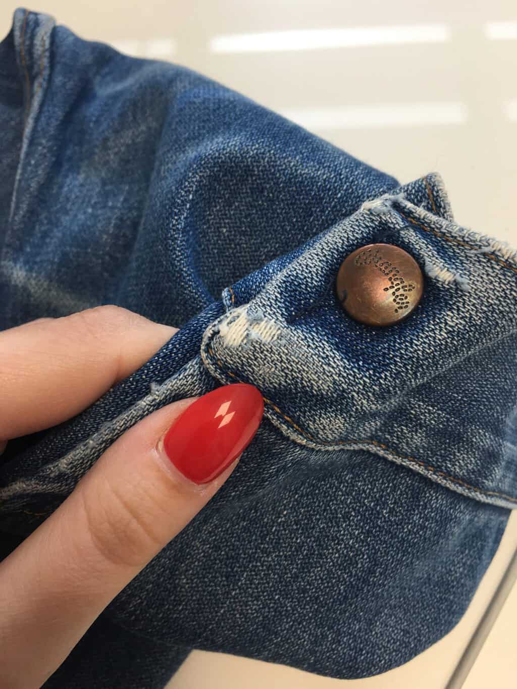 Vintage Wrangler 70s denim jacket, made in the USA - S/M - Image 7