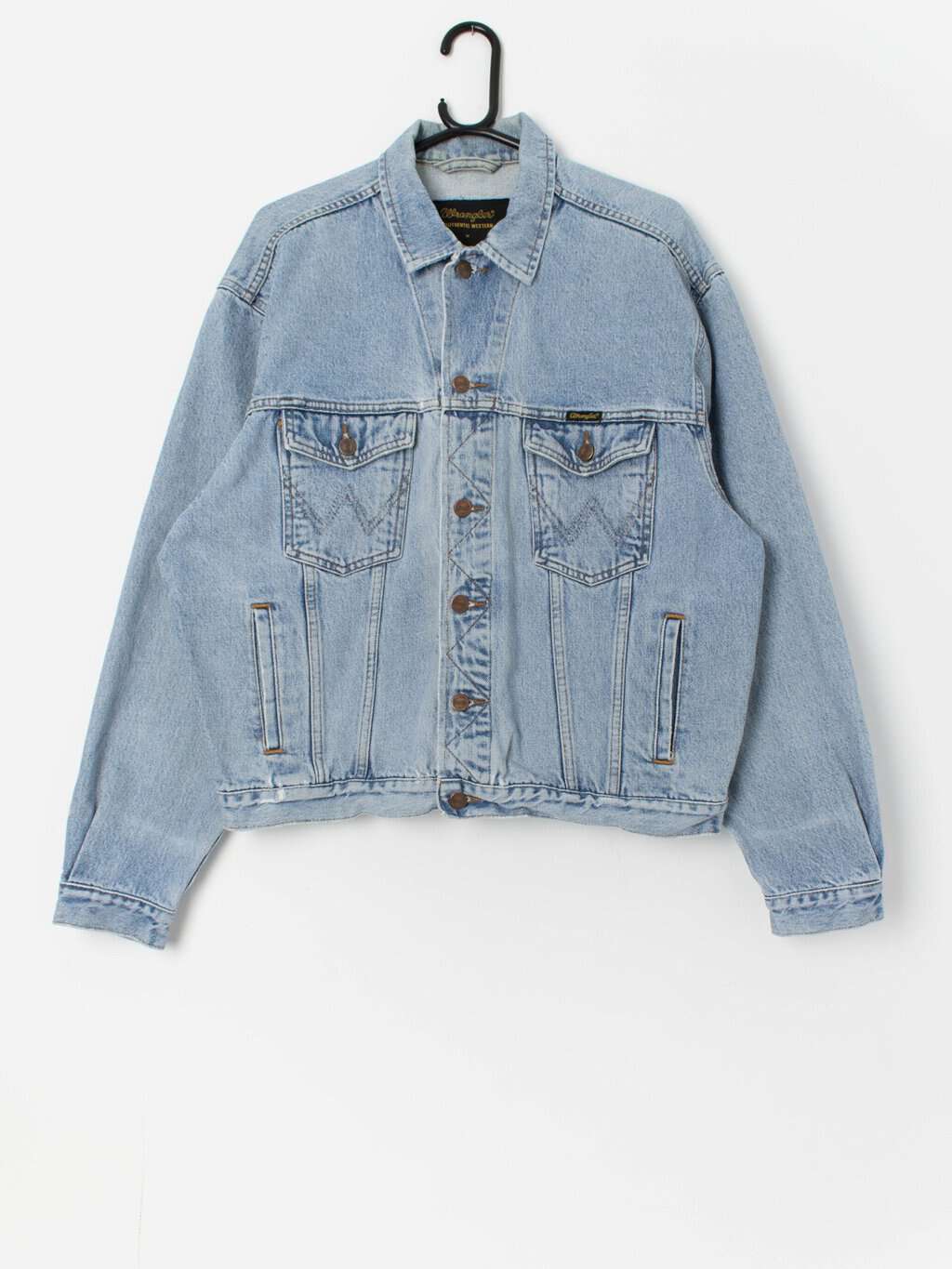 Vintage Wrangler denim jacket in pale blue - Large
