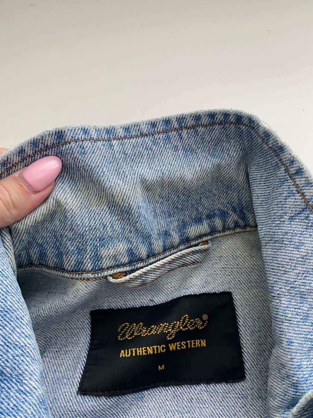 Vintage Wrangler denim jacket in pale blue - Large - Image 6