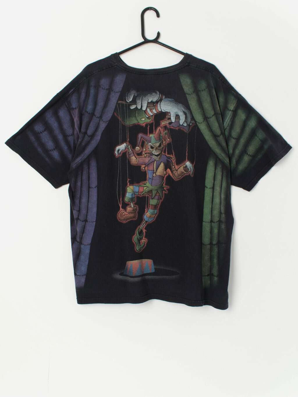 Vintage Y2K Liquid Blue evil clown t-shirt - 2XL - Image 3