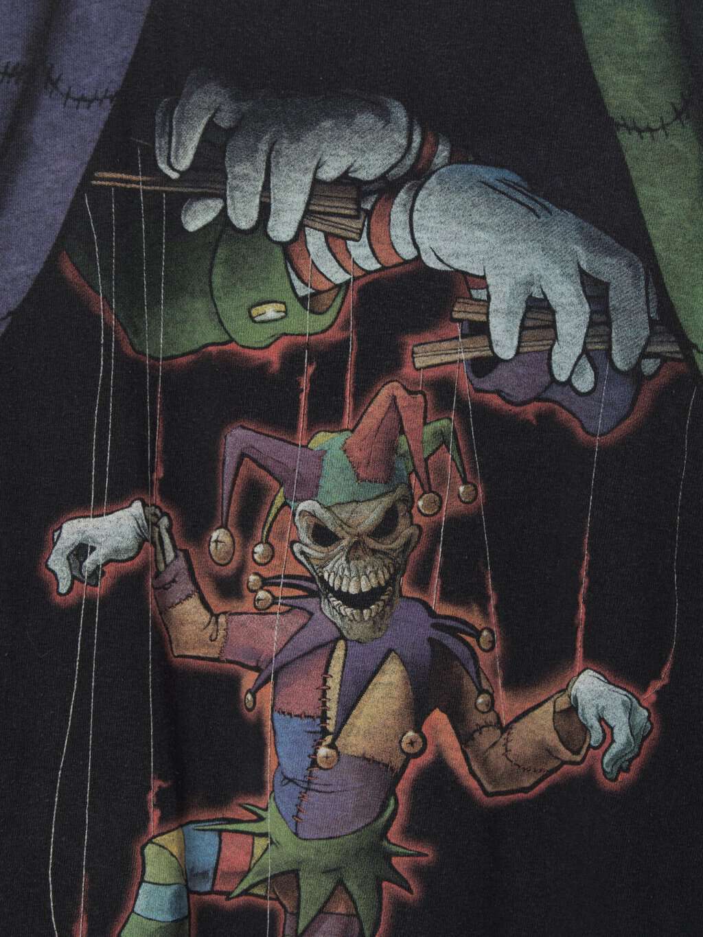 Vintage Y2K Liquid Blue evil clown t-shirt - 2XL - Image 4