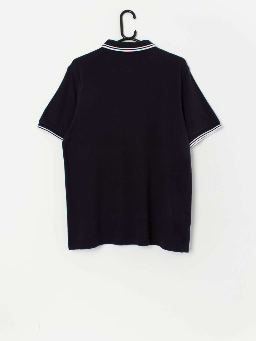 Men's slim fit Fred Perry polo shirt in navy blue - Large - Image 3