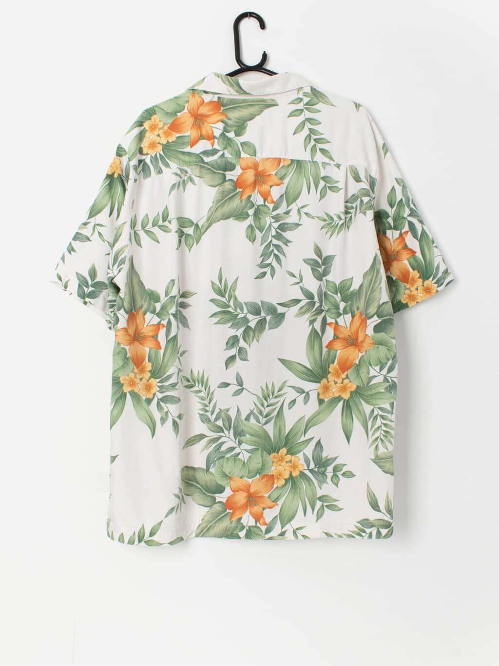Tropical vintage shirt with hibiscus floral pattern - L - Image 3