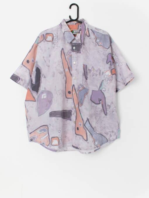 Vintage abstract holiday shirt - XL