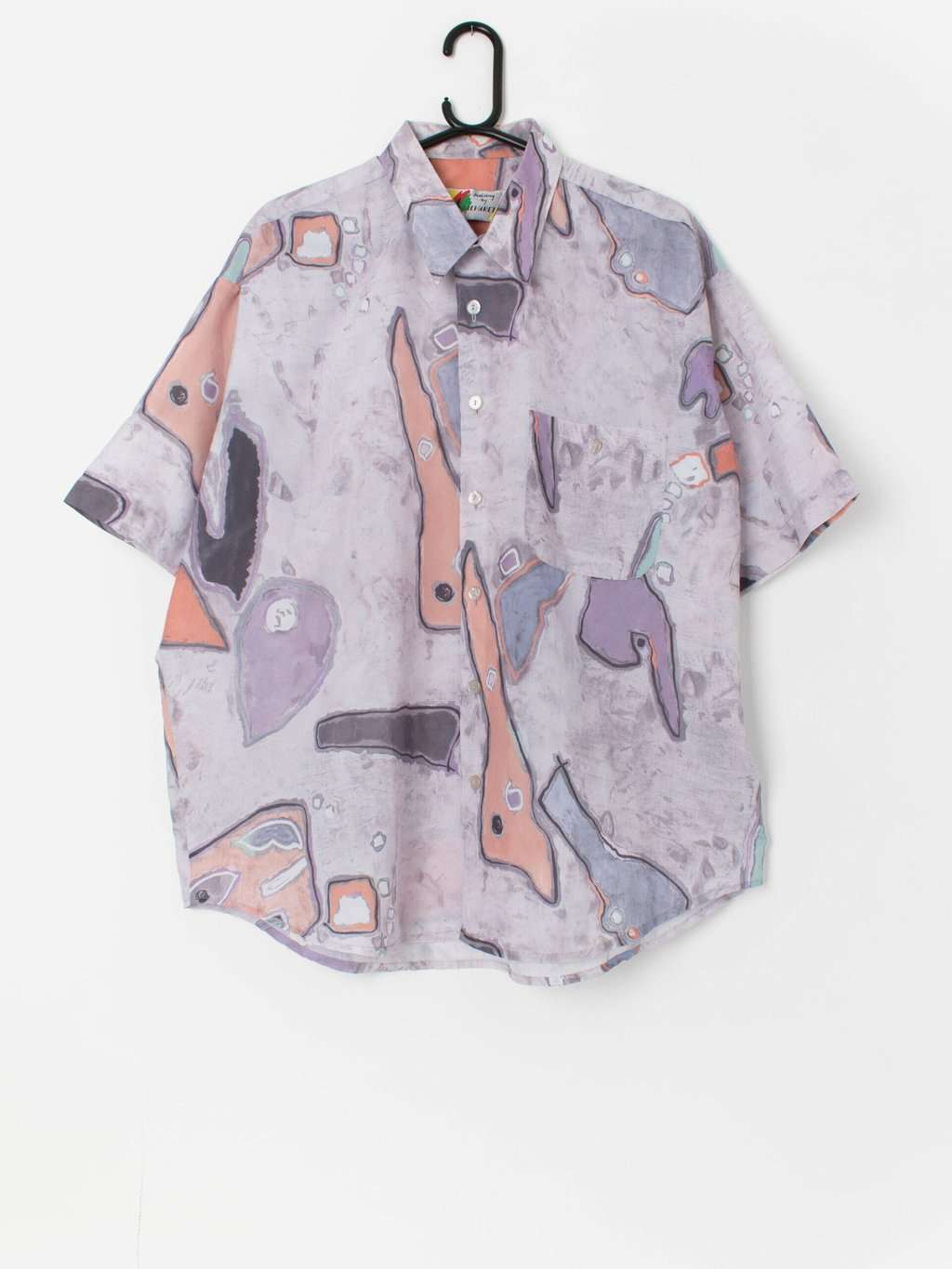 Vintage abstract holiday shirt - XL