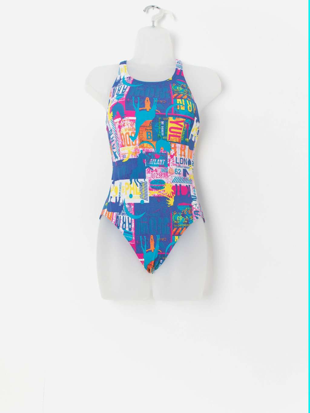 Vintage abstract swimsuit by Arena - Small