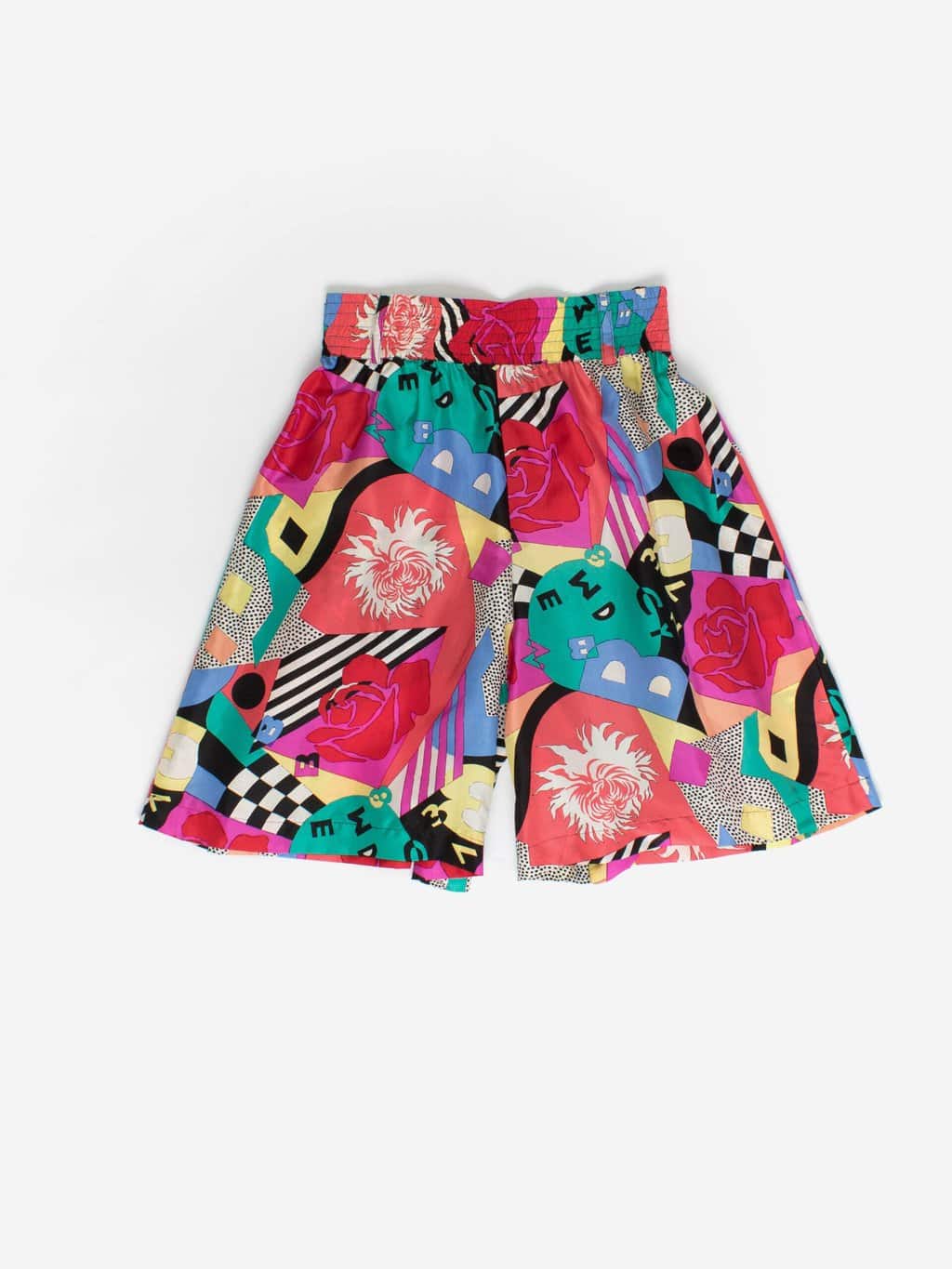 Vintage Betty Barclay silk patterned shorts - Small - Image 3