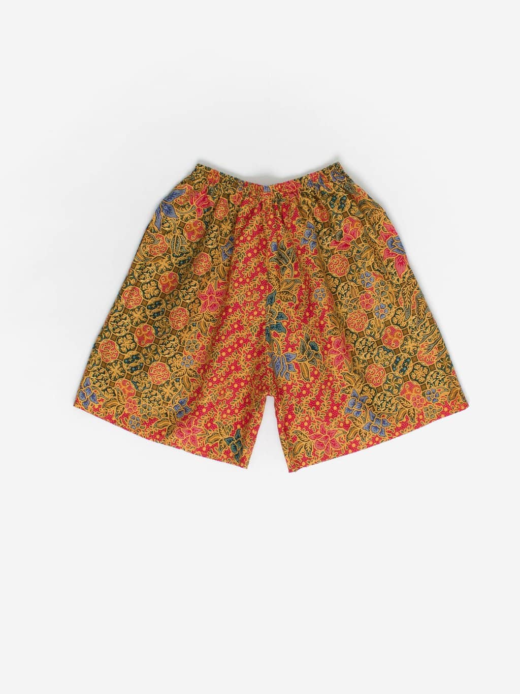 Vintage colourful cotton shorts with paisley floral pattern - XS / Small - Image 3