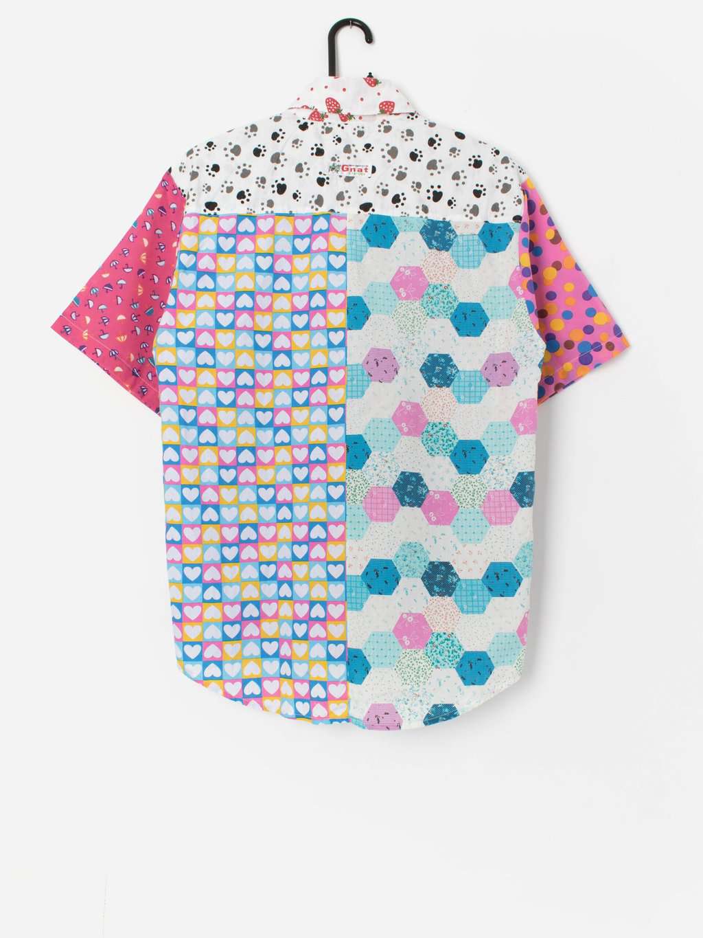 Vintage crazy patterned shirt - Medium - Image 3