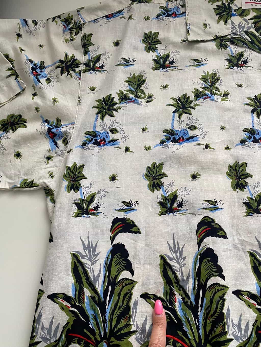 Vintage Hawaiian shirt with palm tree print - XL - Image 8