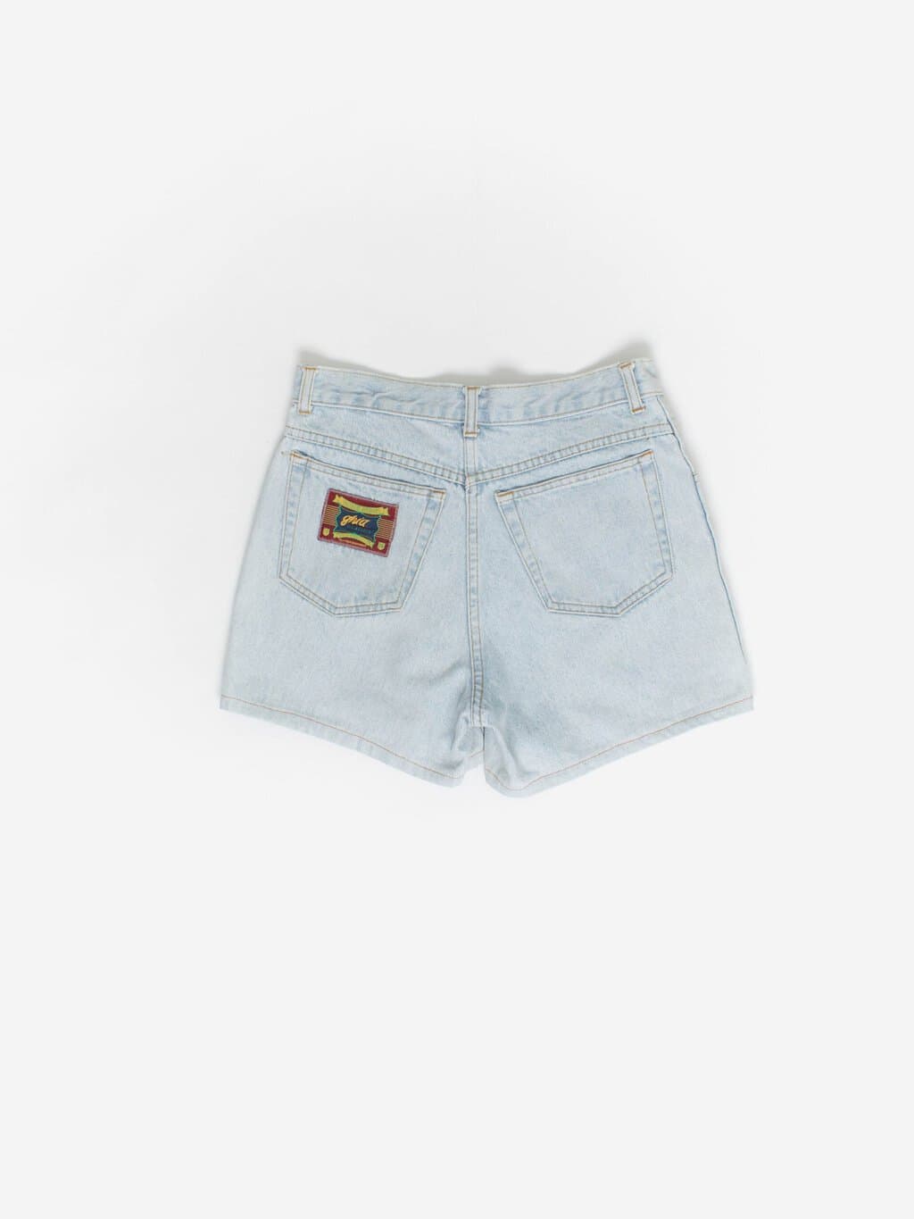Vintage pale blue denim shorts - Small / Medium - Image 3
